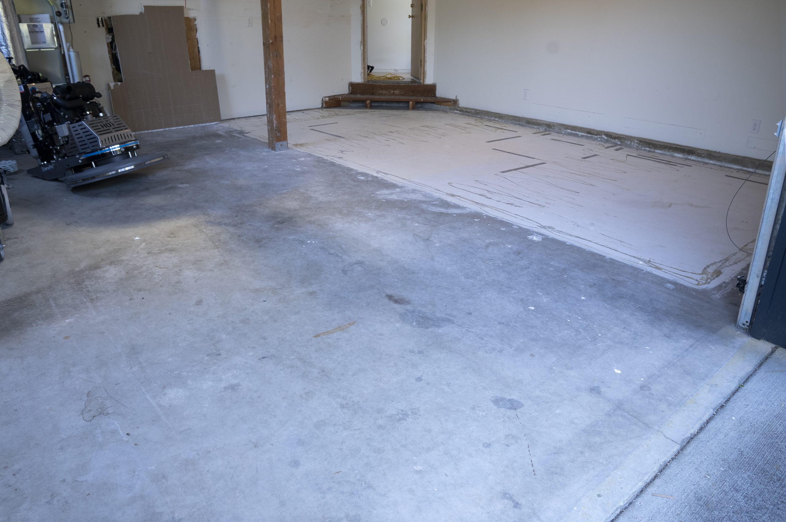 Before Our Concrete Cleaning
