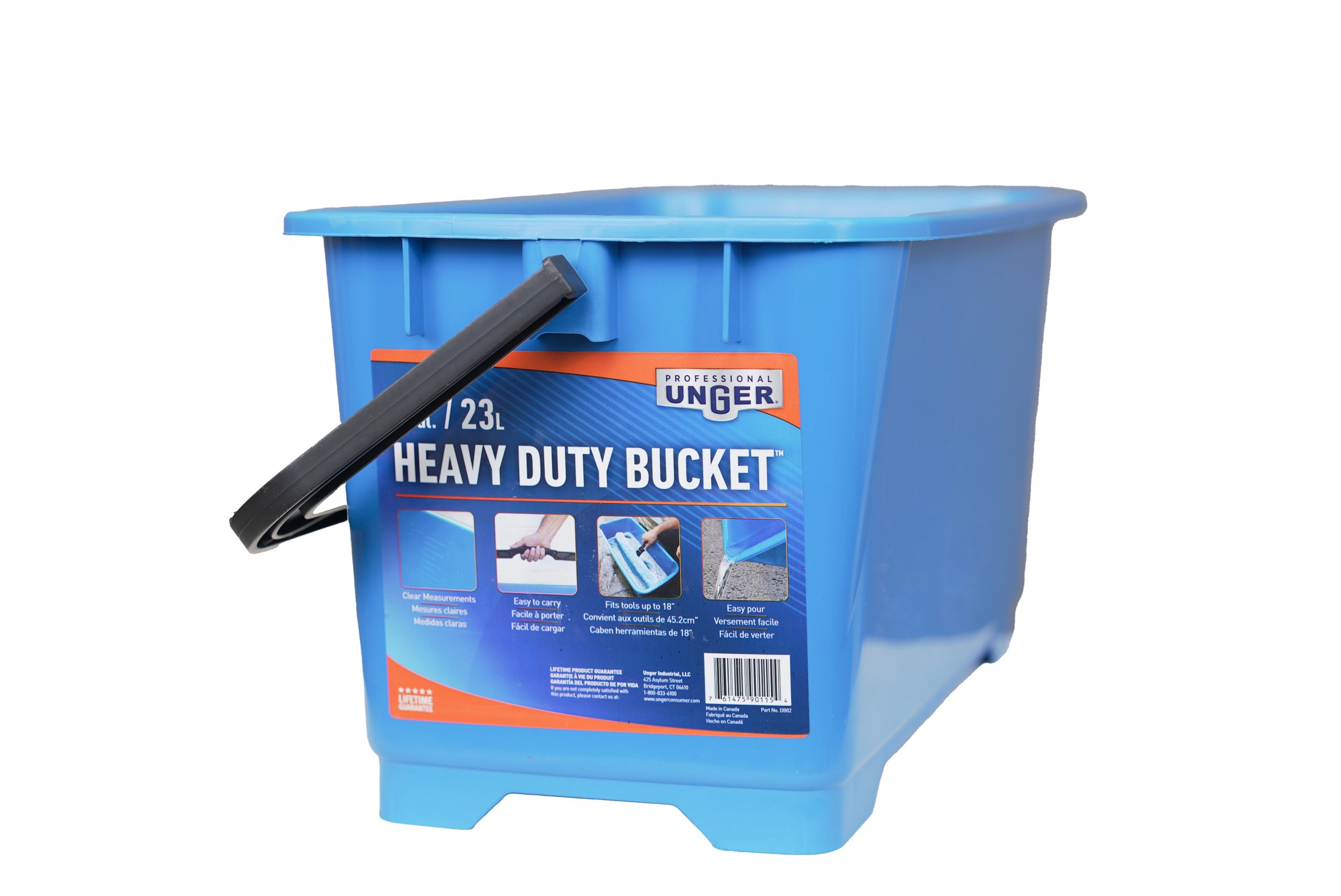 Large Cleaning Bucket with Comfort-Grip Handle 