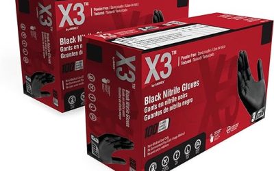 X3 Black Nitrile Disposable Industrial-Grade Gloves: Essential Protection for Everyday Tasks