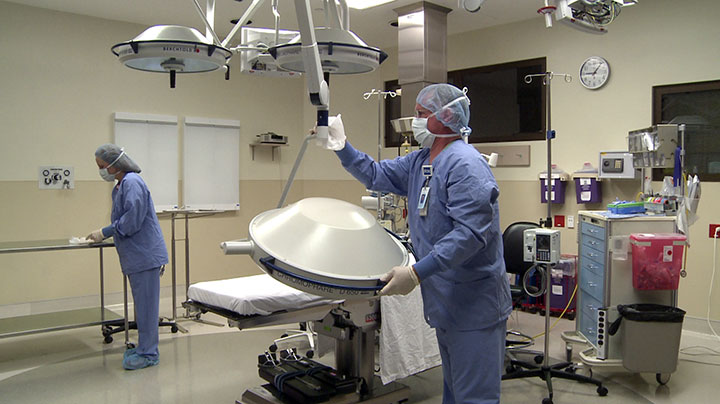 Terminal Cleaning in Operating Rooms