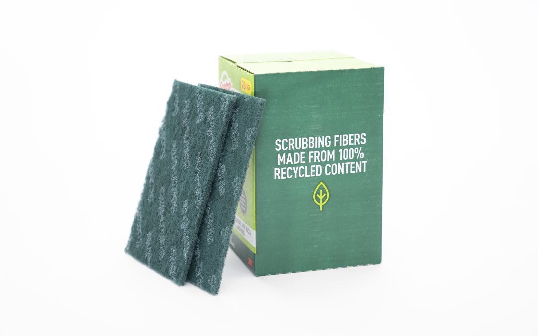 Heavy Duty Cleaning Long Lasting Nylon & Polyester Scrub Pad