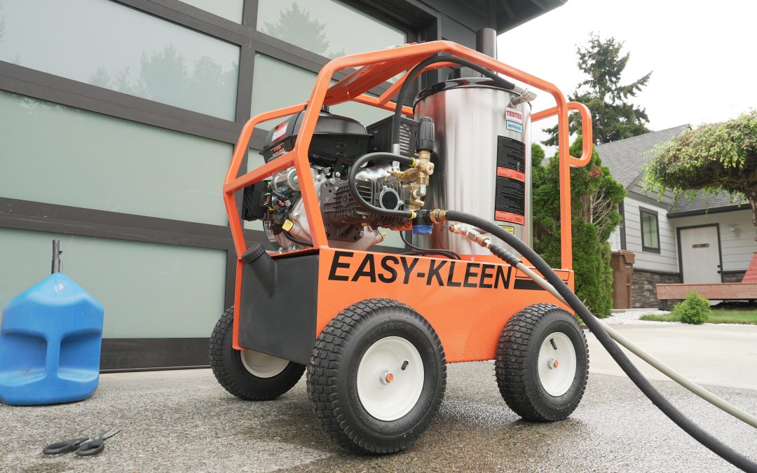 Easy-Kleen Commercial Hot Water Portable Pressure Power Washer - 3.5GPM, 4000PSI, Kohler Engine 12v